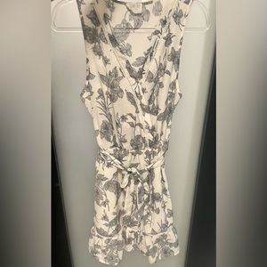 Sienna Sky Spring Floral Wrap Fit & Flare Dress Size L